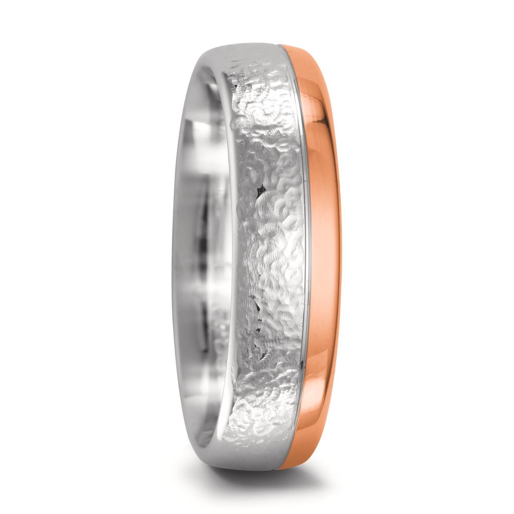 Partnerring 750/18 K Weissgold, 750/18 K Rotgold-548621