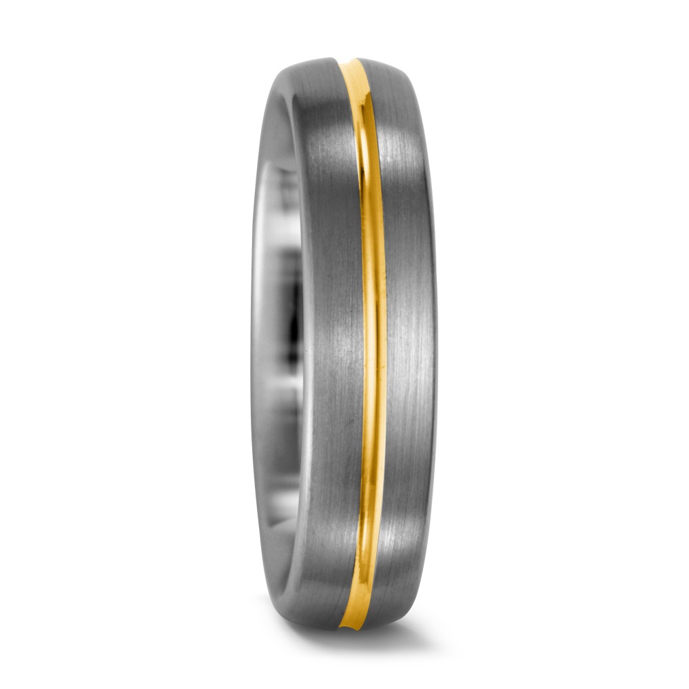 Bague Palladium 950, Or jaune 18K-549236