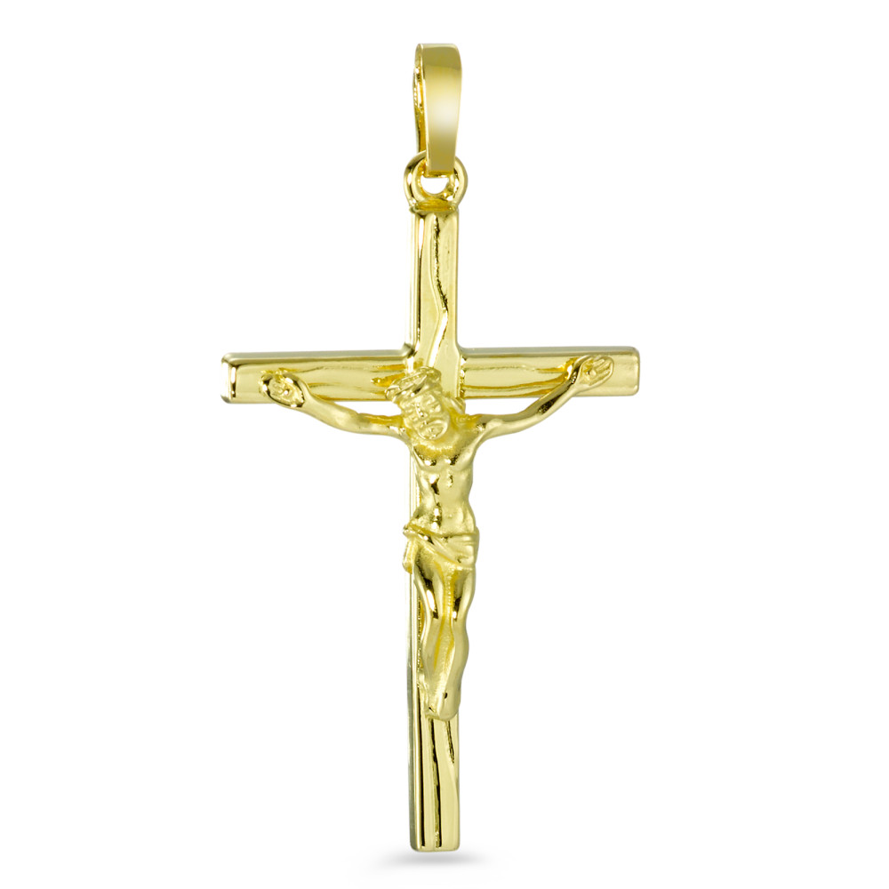 Pendentif Or jaune 18K Croix-549810