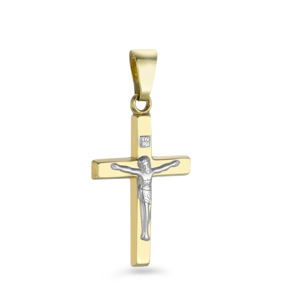 Pendentif Or jaune 18K Croix-549811