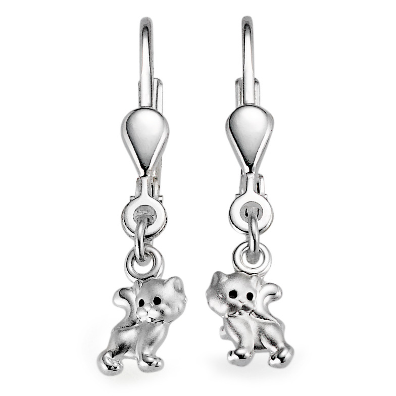 Pendant d'oreilles Argent Chat-550017
