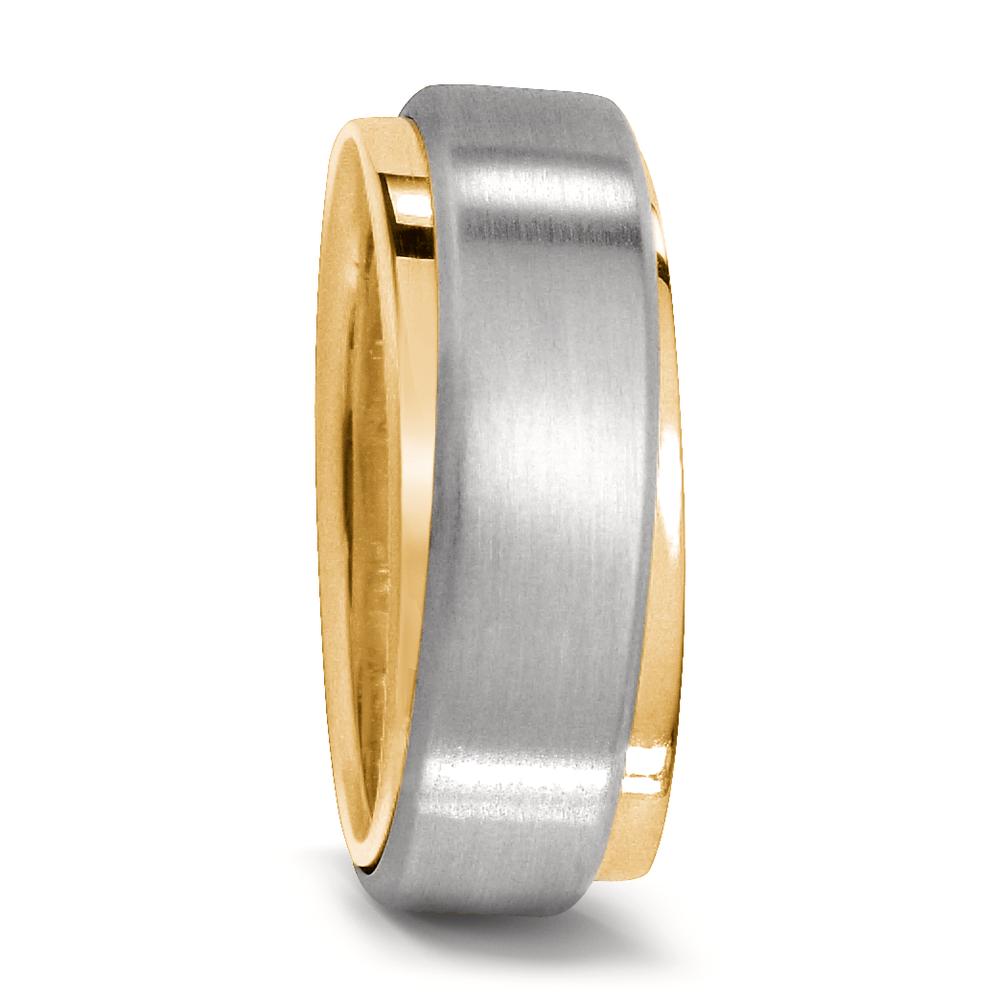Partnerring 750/18 K Gelbgold, 750/18 K Weissgold-552029
