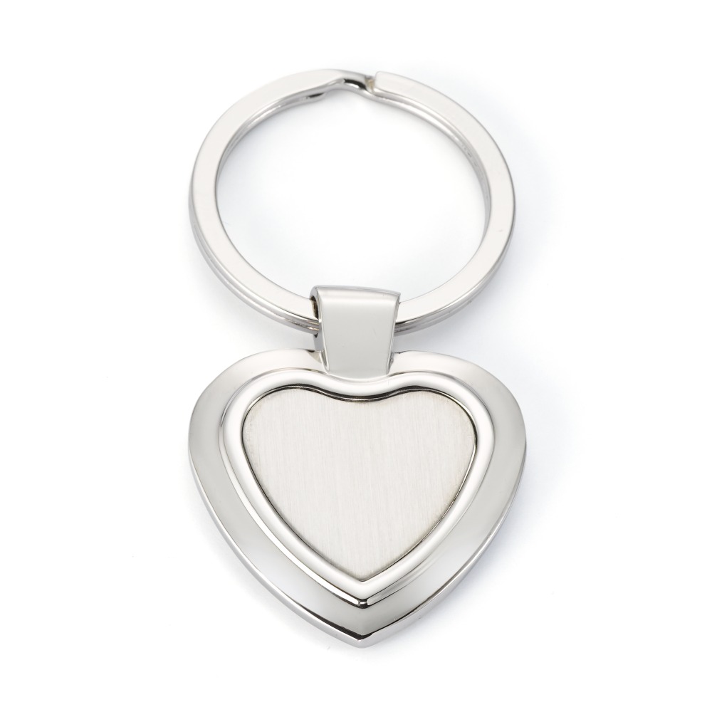 Porte-clés Métal Coeur Ø35 mm-554853