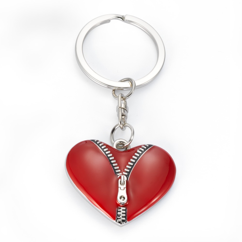 Porte-clés Métal Coeur Ø35 mm-554856
