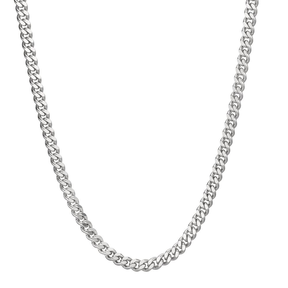 Chaînette forçat Argent Rhodié 45 cm-555593