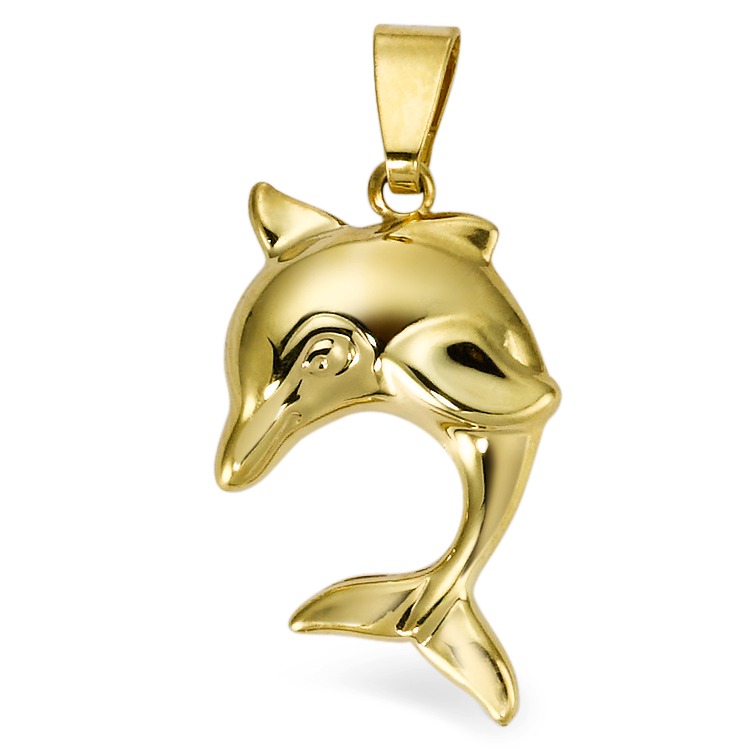 Pendentif Or jaune 9K Dauphin-555768