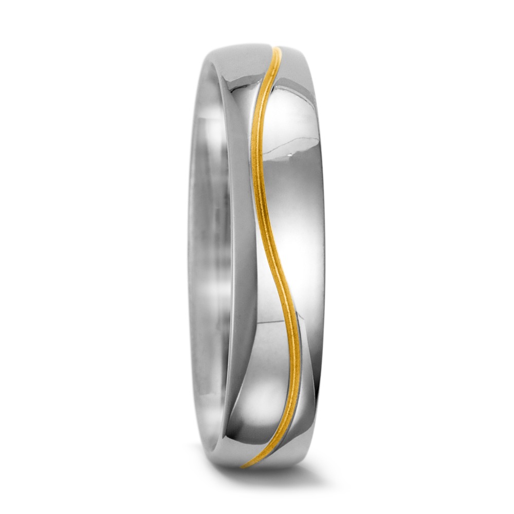 Partnerring 750/18 K Weissgold, 750/18 K Gelbgold-556651