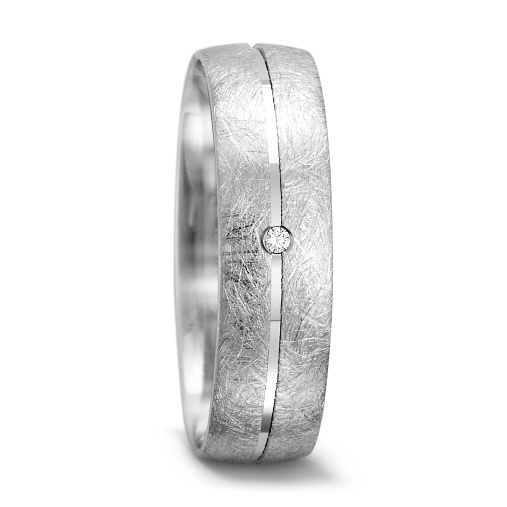 Alliance Or blanc 18K Diamant 0.01 ct, tw-vsi-556688