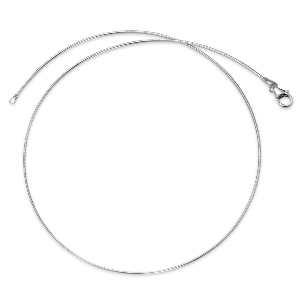 Collier Argent Rhodié 42 cm Ø1 mm-556904