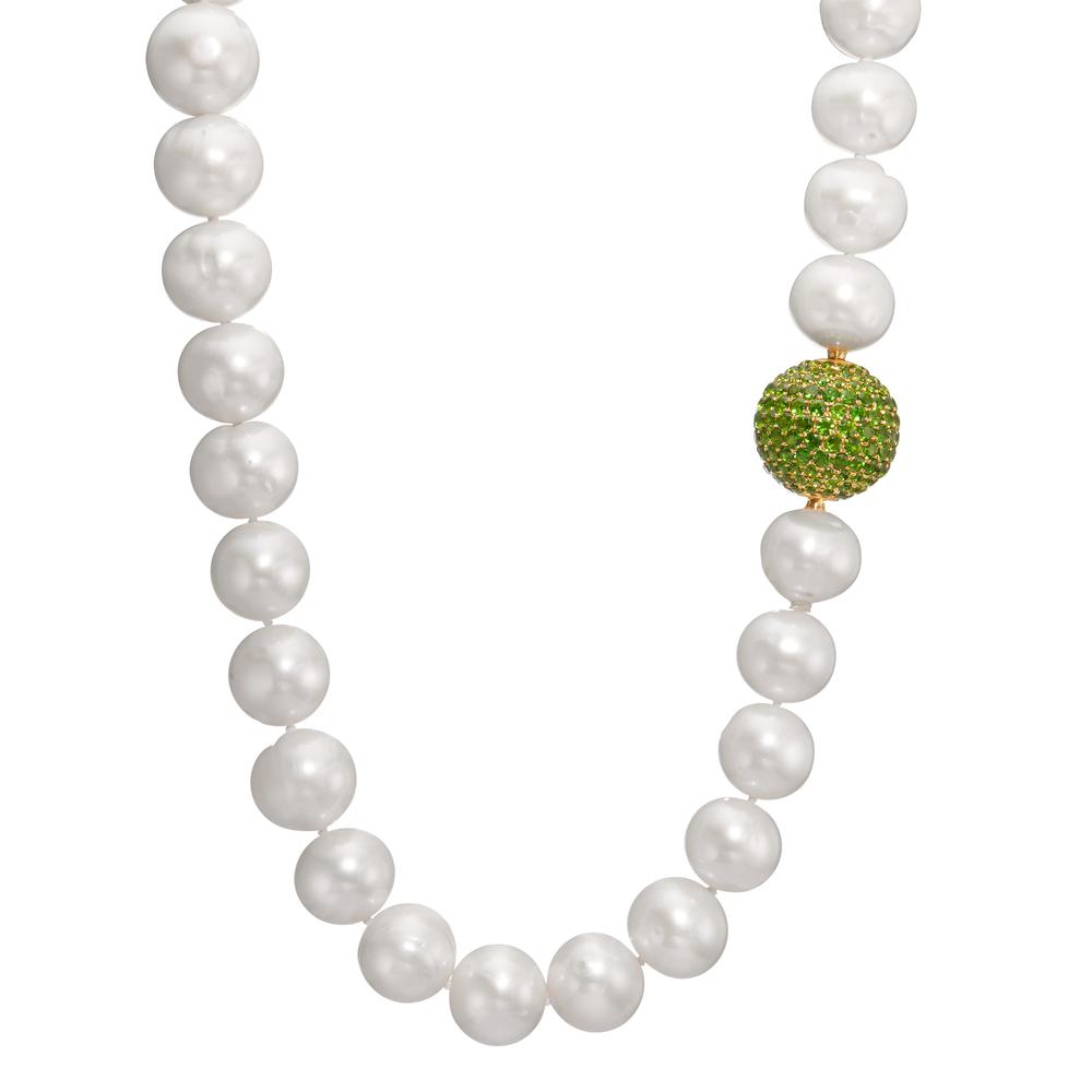 Collier Or jaune 18K perle d'eau douce 12-13 mm 44 cm Ø17 mm-556947