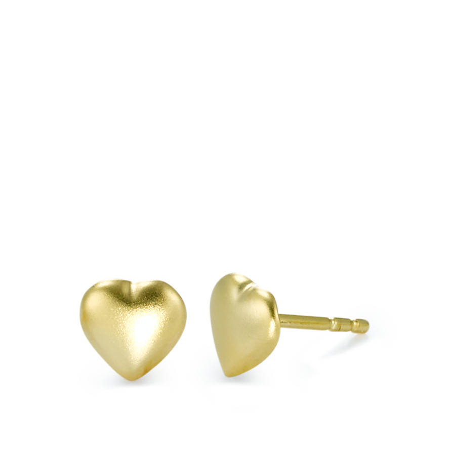 Ohrstecker 750/18 K Gelbgold Herz-557037