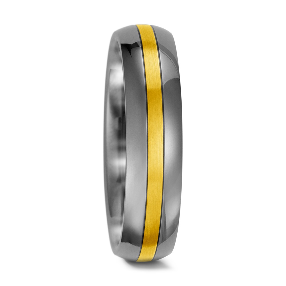 Bague Titane, Or jaune 14K-557173