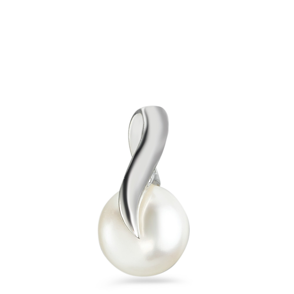 Pendentif Or blanc 18K perle d'eau douce-558062