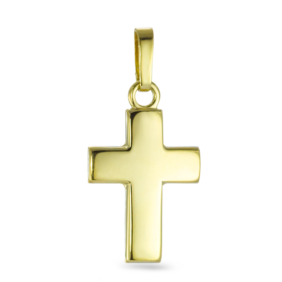 Pendentif Or jaune 9K Croix-560047