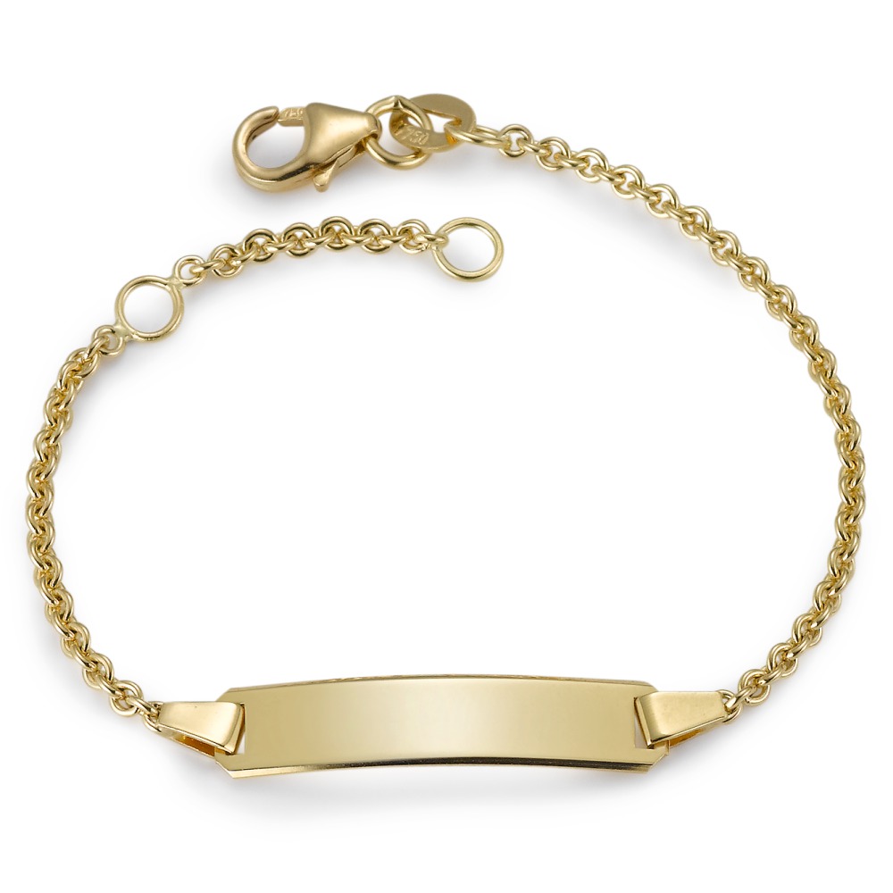 Gourmette avec gravure Or jaune 18K 14-16 cm Ø1.4 mm-561294