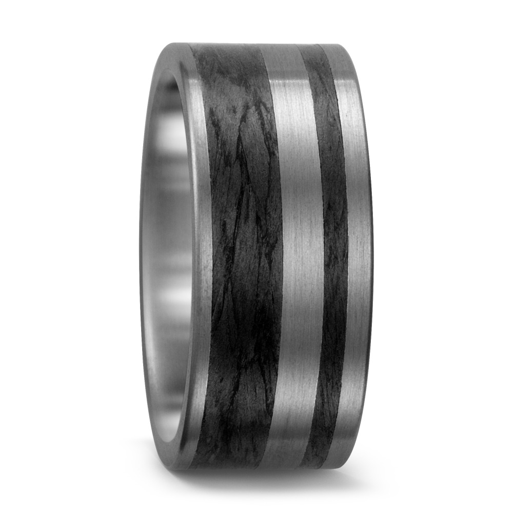 Bague Titane, Carbone-562395