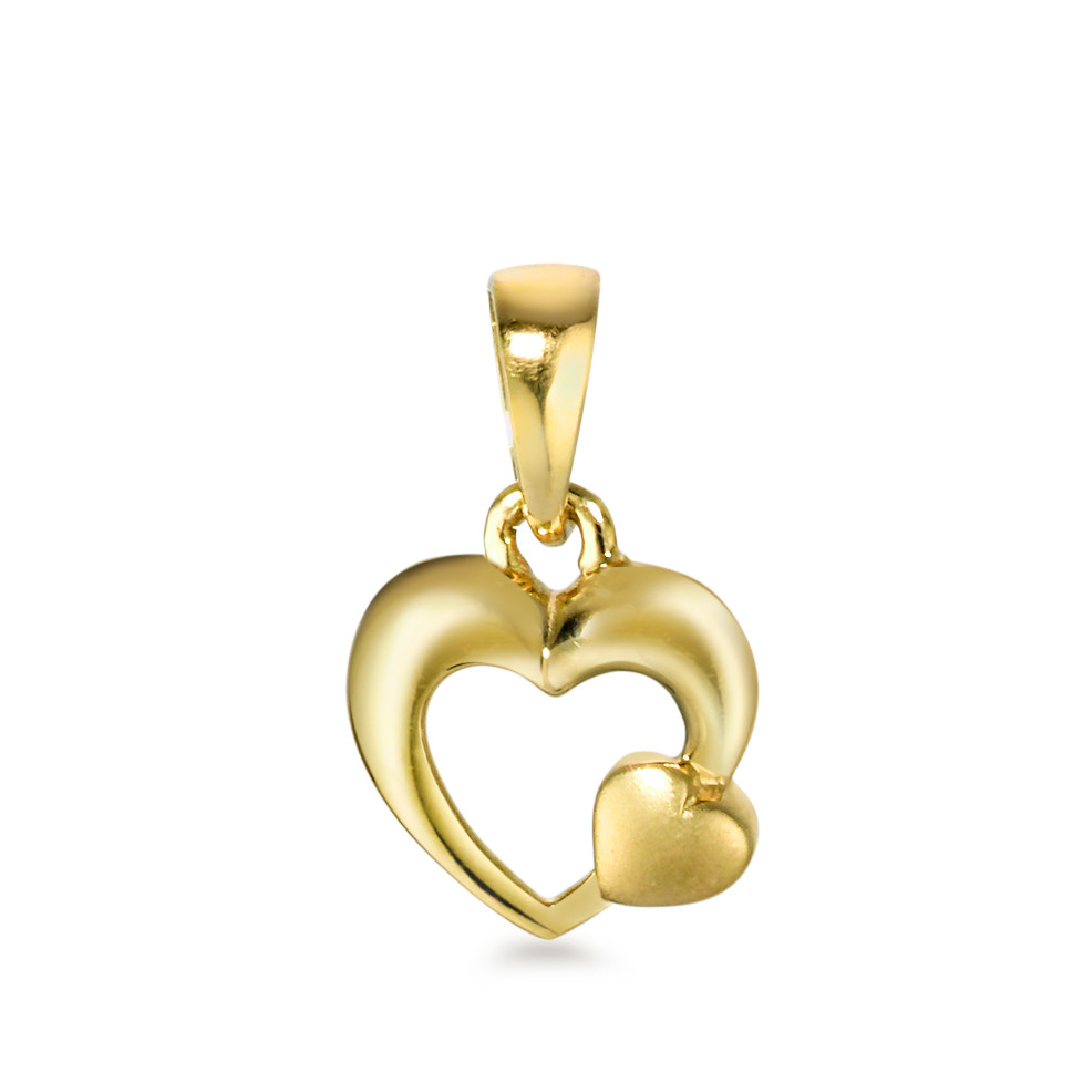 Pendentif Or jaune 9K Coeur-563132