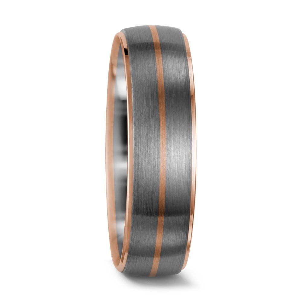 Partnerring 500 Palladium, 585/14 K Rotgold-564158