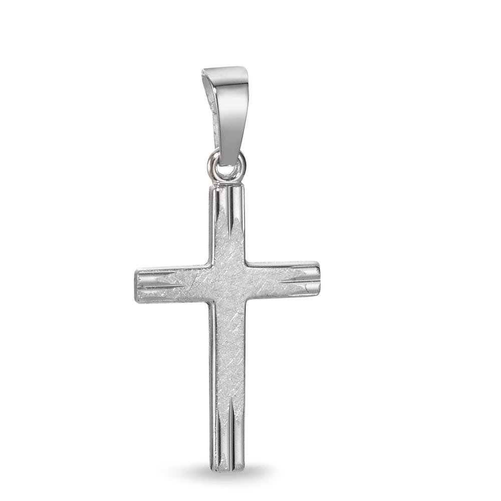 Pendentif Or blanc 18K Croix-564999