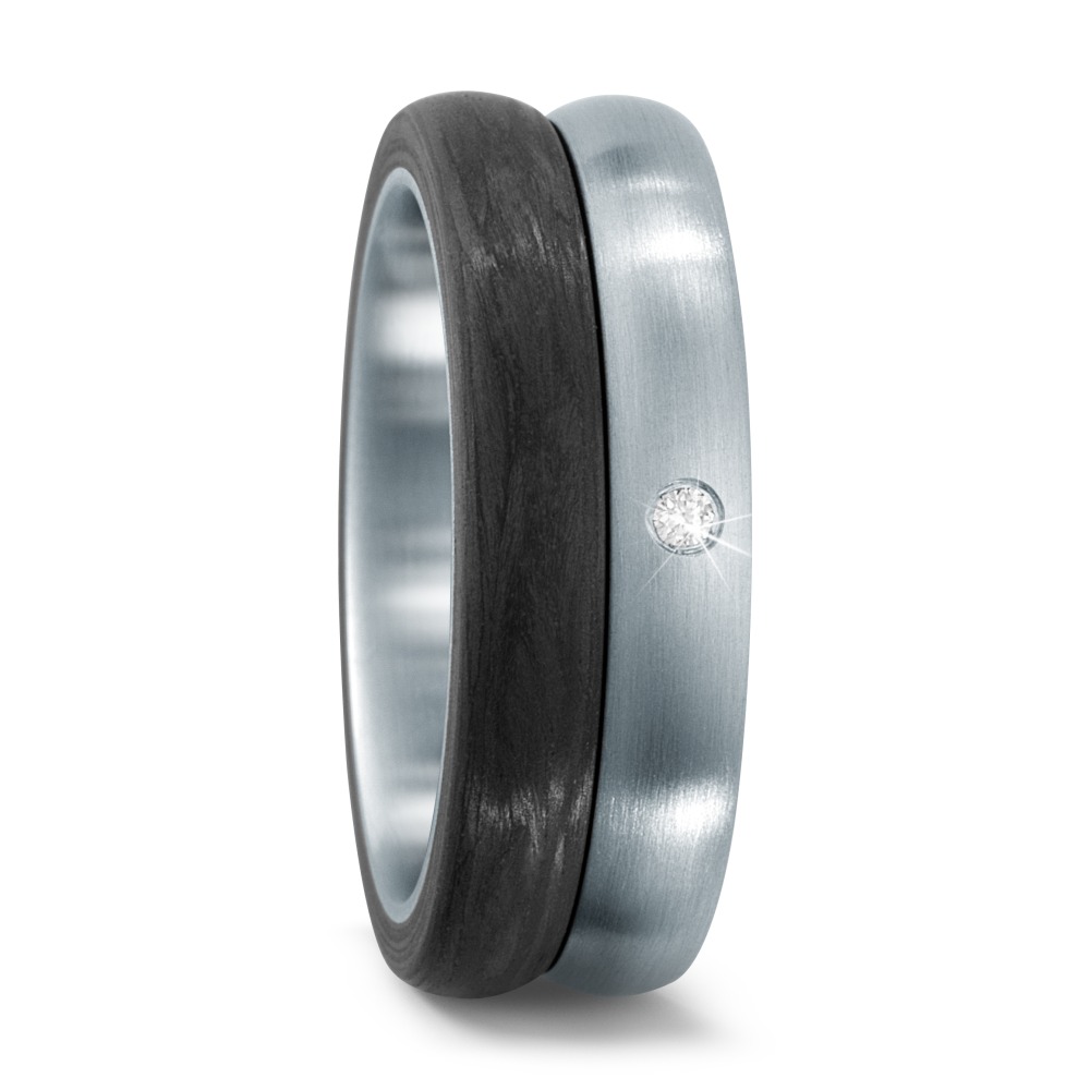 Bague Acier inoxydable, Carbone-565386