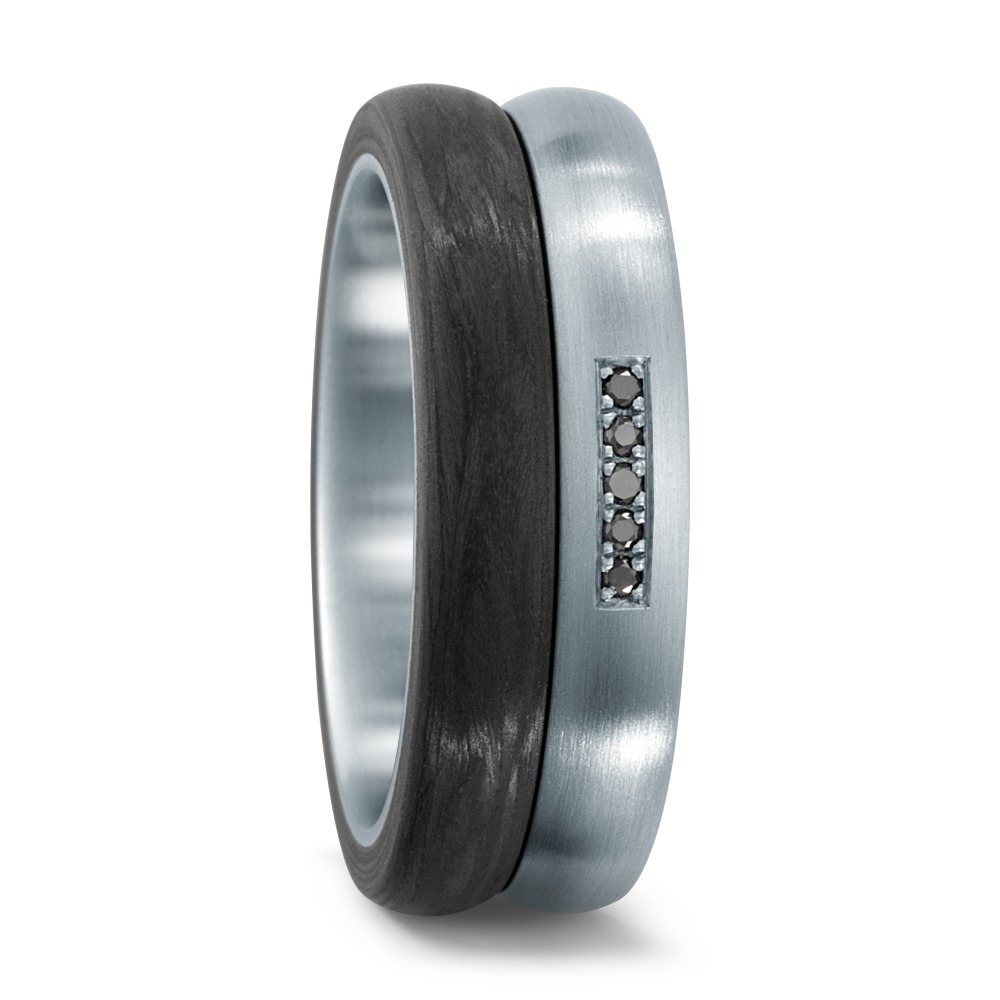 Bague Acier inoxydable, Carbone-565389