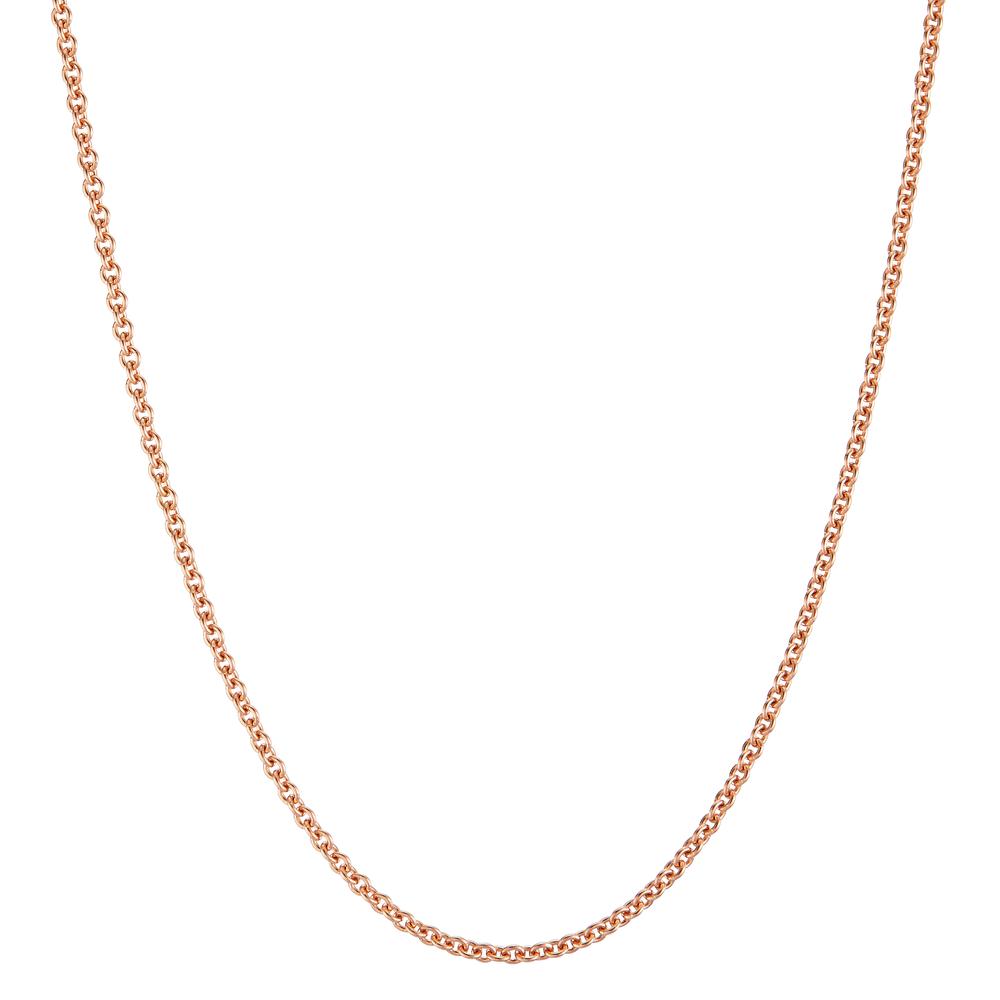 Rundanker-Halskette 750/18 K Rotgold  42 cm Ø1 mm-566890