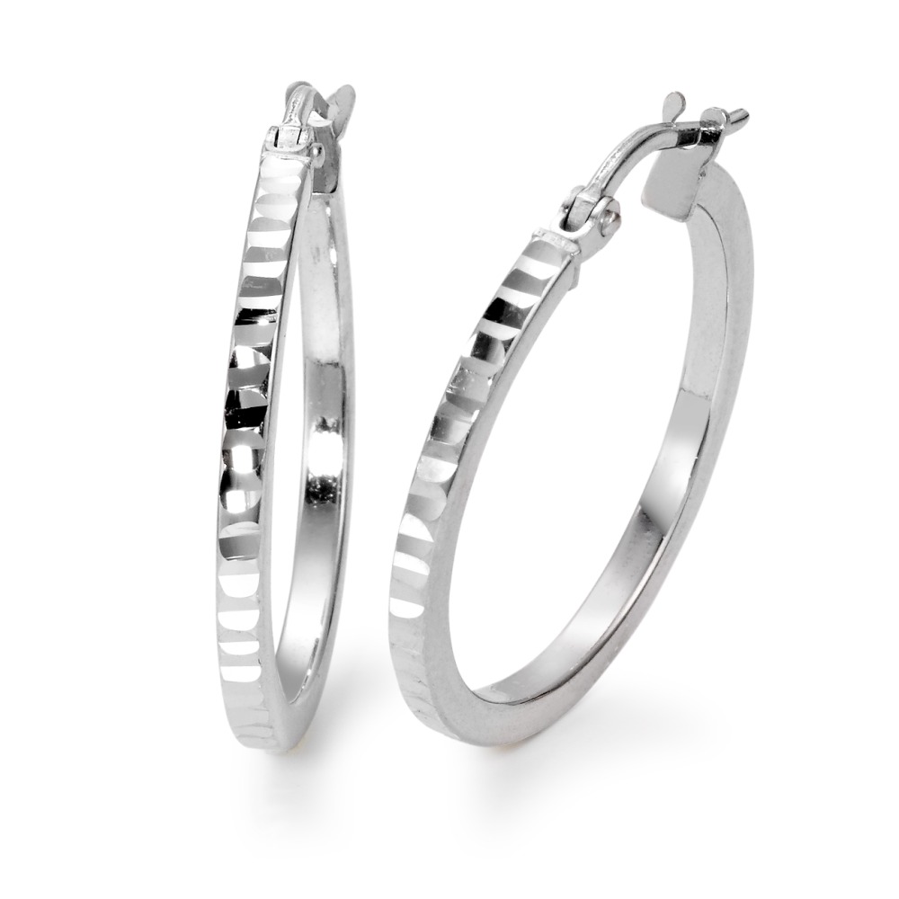 Créoles Argent Rhodié-567156