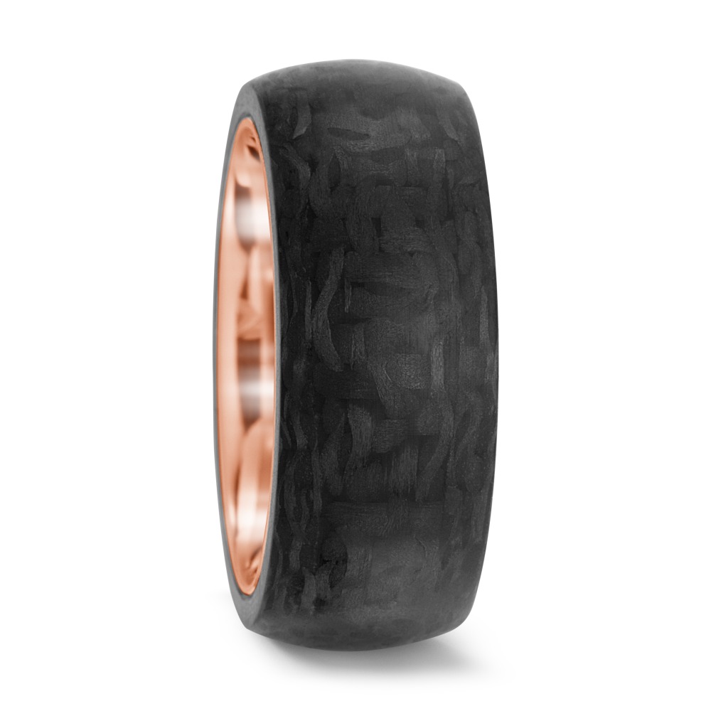 Partnerring 585/14 K Rosegold, Carbon-567233