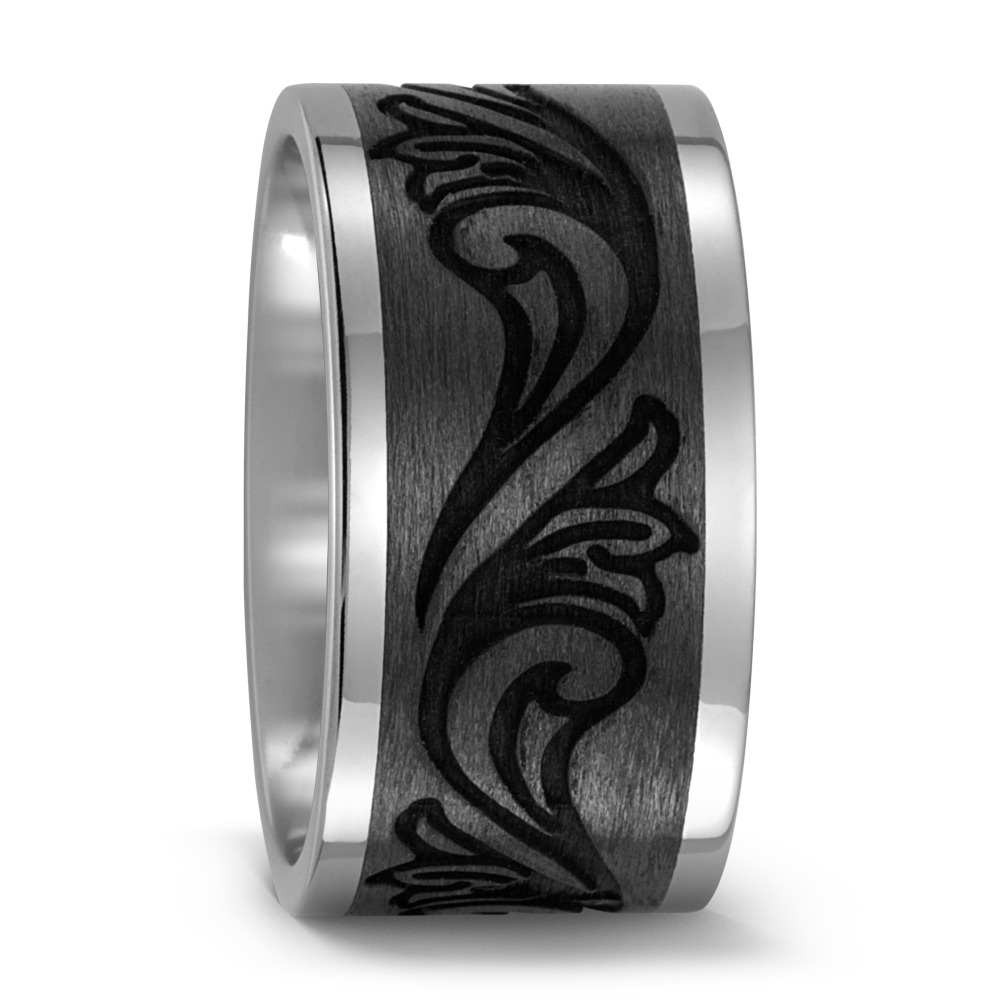 Bague Titane, Carbone-567660