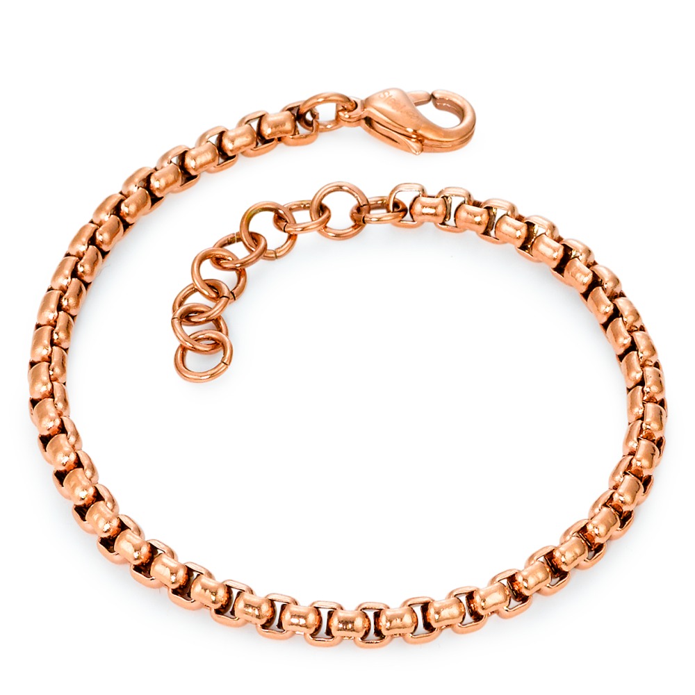 Bracelet Acier inoxydable rosé PVD 18.5-21.5 cm Ø4 mm-568187