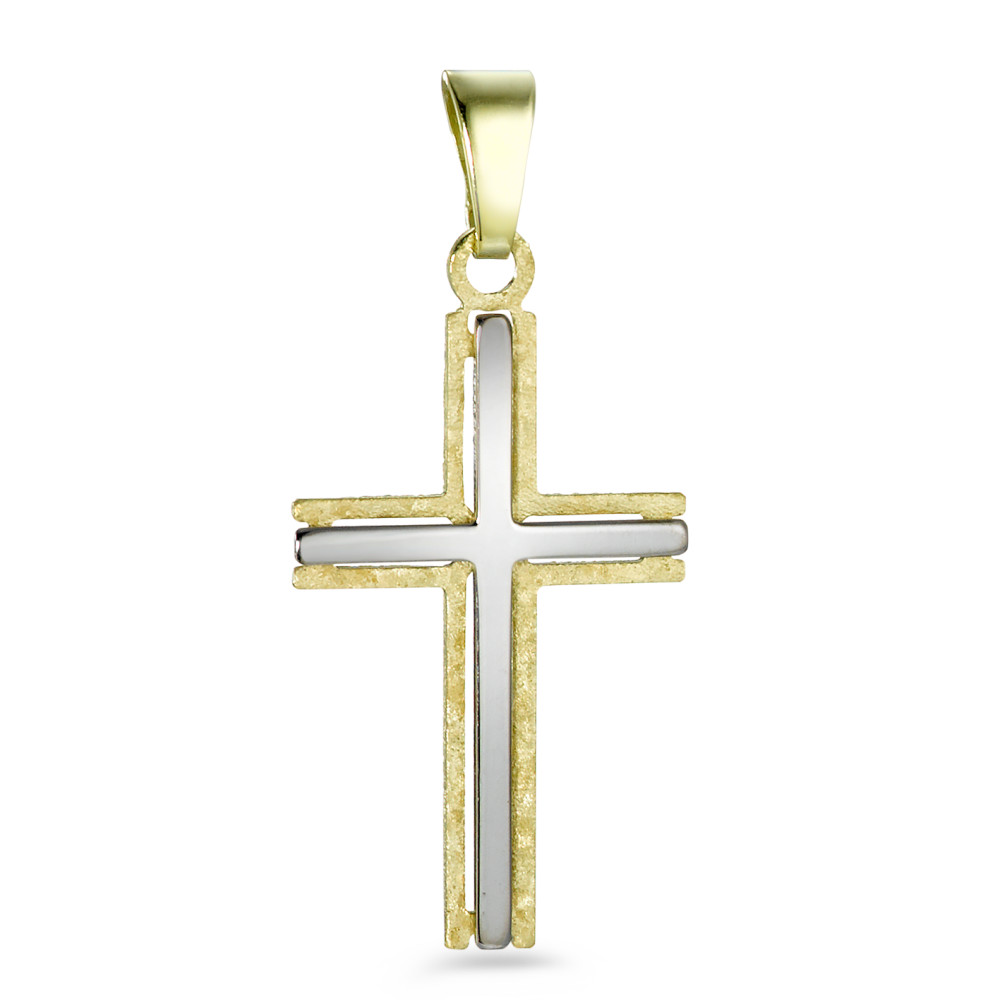Pendentif Or jaune 14K Croix-569063