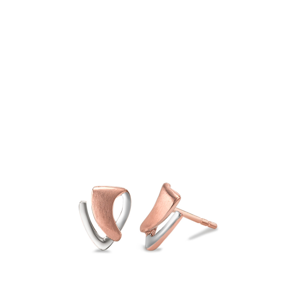 Clous d'oreilles Or rose 9K, Or blanc 9K-569628