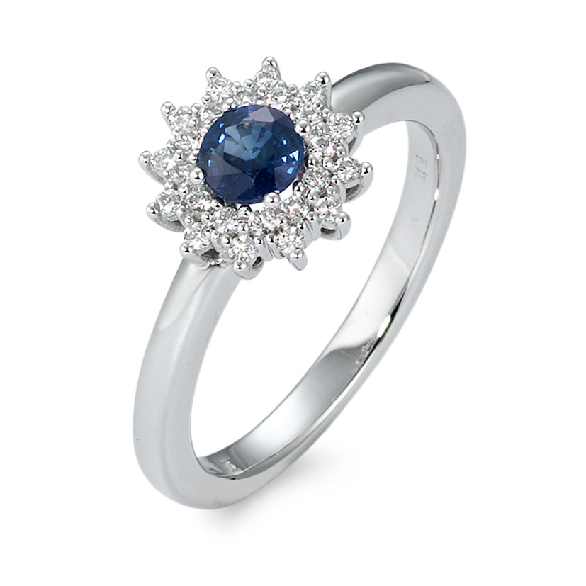 Bague Or blanc 750/18 ct.-571016