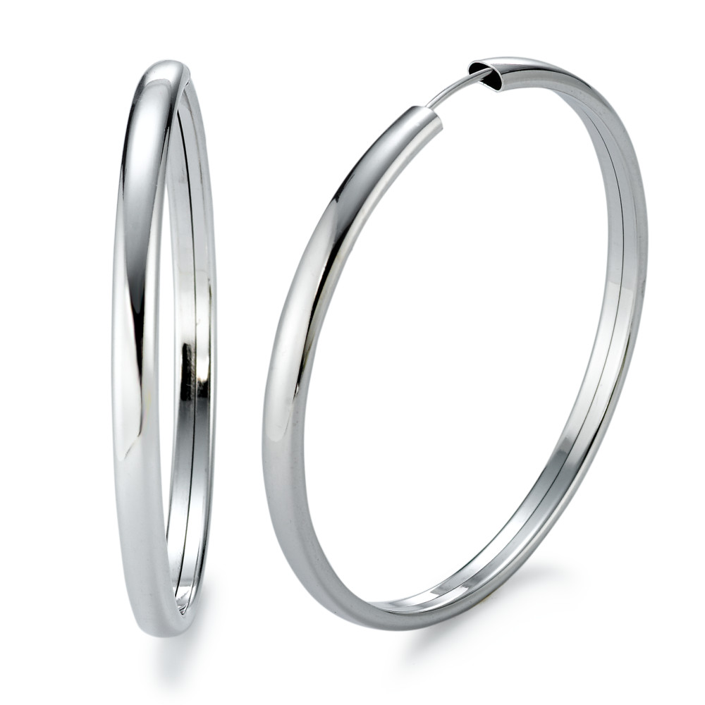 Créoles Argent Rhodié-571093