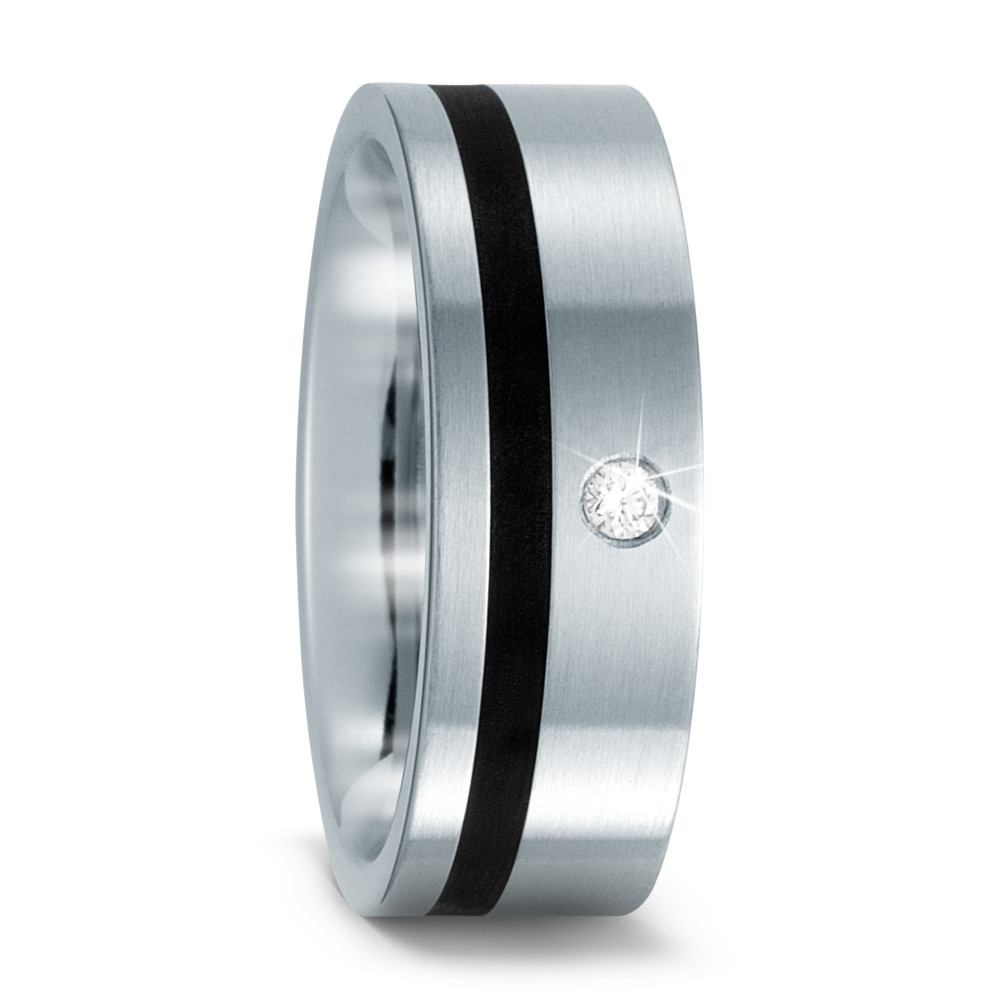 Fingerring Edelstahl Zirkonia-572713