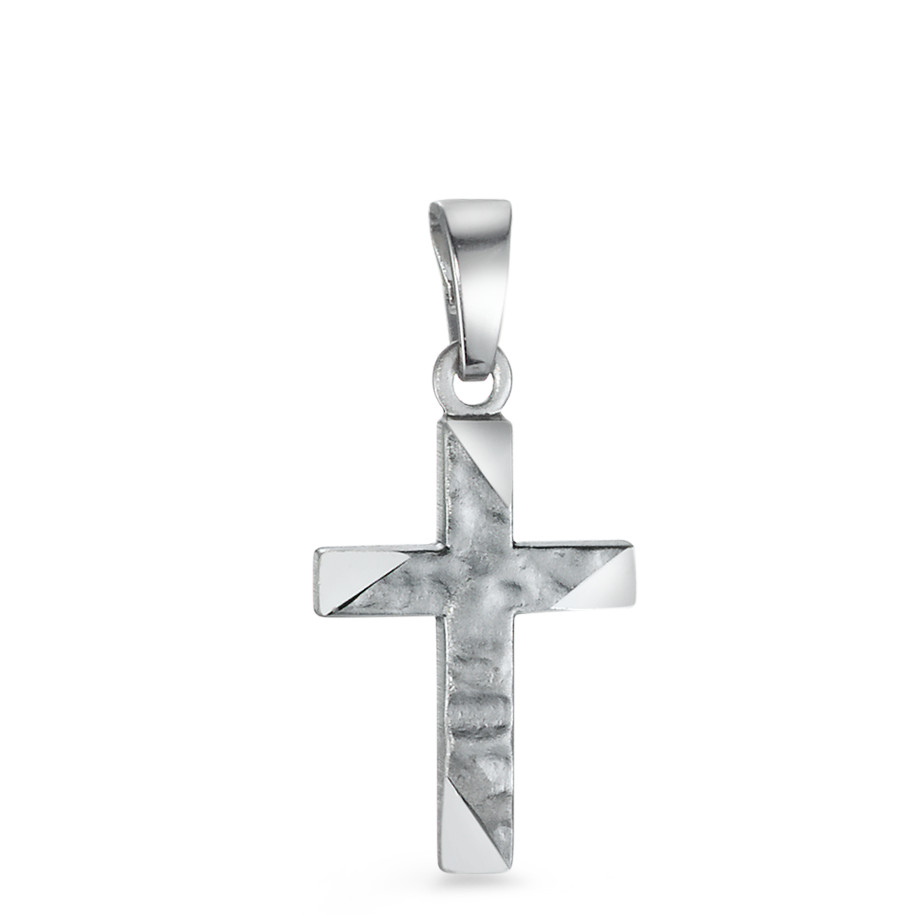Pendentif Argent Rhodié Croix-572753