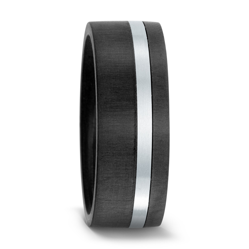 Partnerring Carbon, Edelstahl-573125