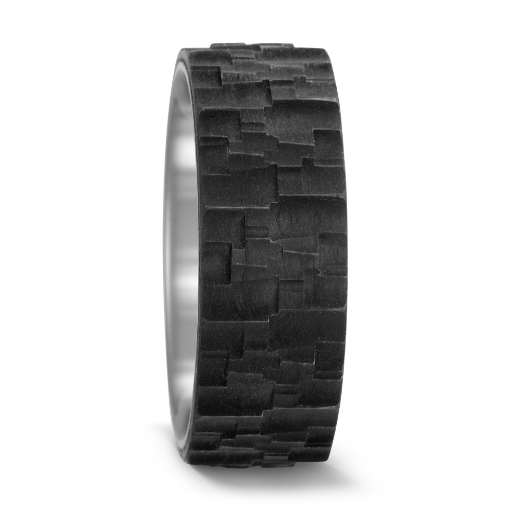 Bague Titane, Carbone-573613