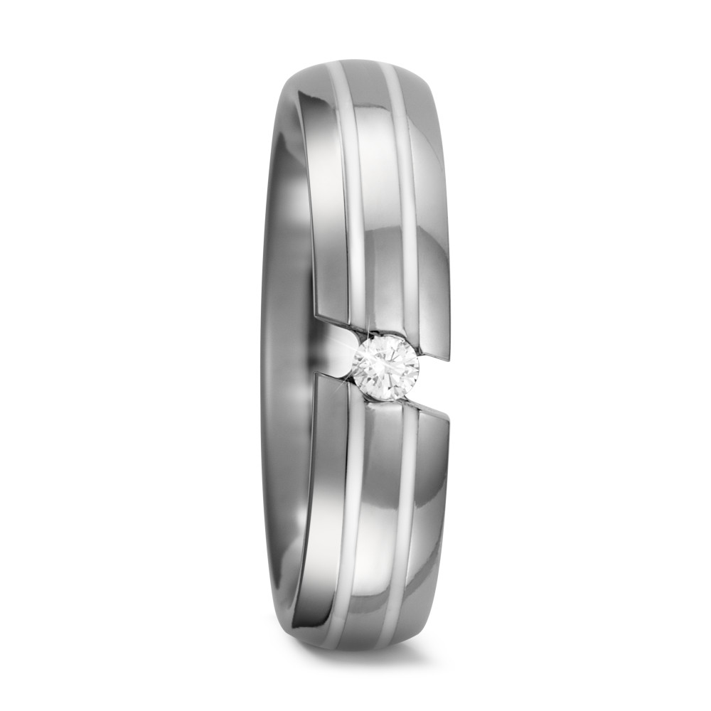 Partnerring Titan, Keramik Diamant 0.05 ct, w-si-573681