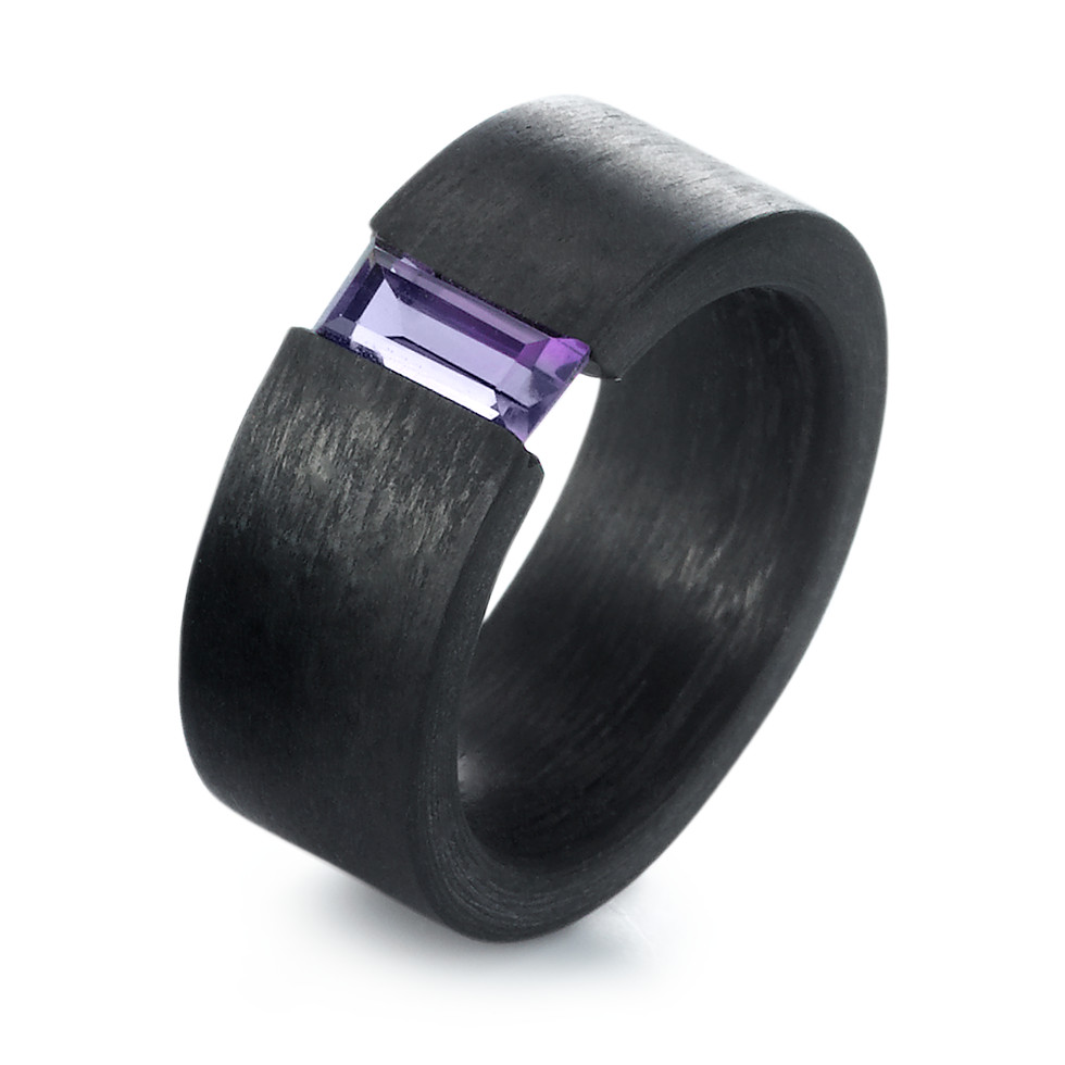 Bague Carbone Améthyste-573790