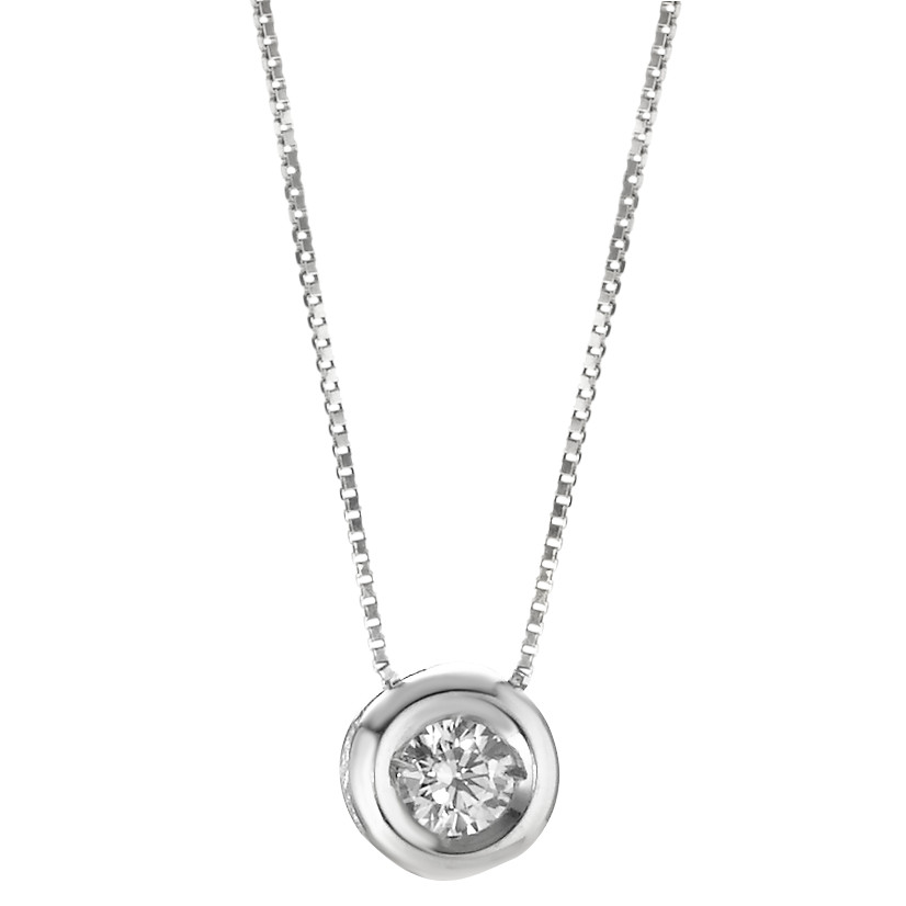 Collier Or blanc 18K Zircone 40-42 cm Ø5.5 mm-577480