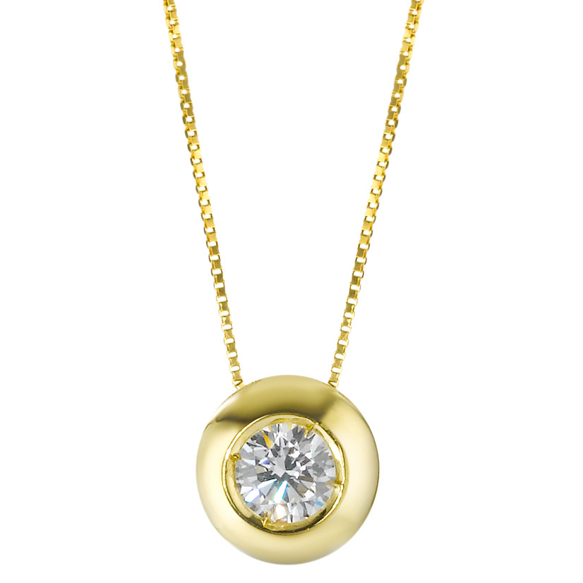 Collier Or jaune 18K Zircone 40-42 cm Ø7.5 mm-577484