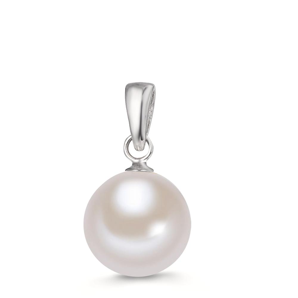 Pendentif Argent Rhodié [shining Pearls] blanc, 10 mm-579734