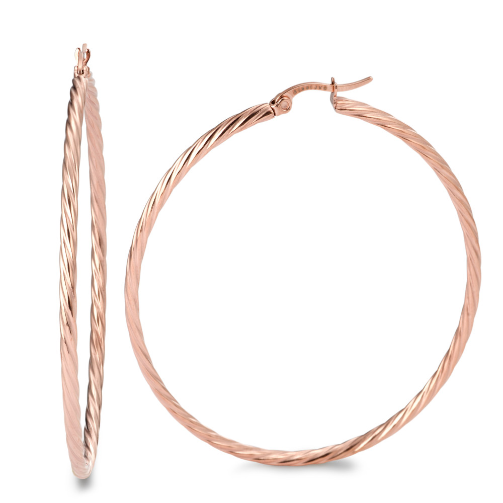 Créoles Acier inoxydable rosé PVD-580075