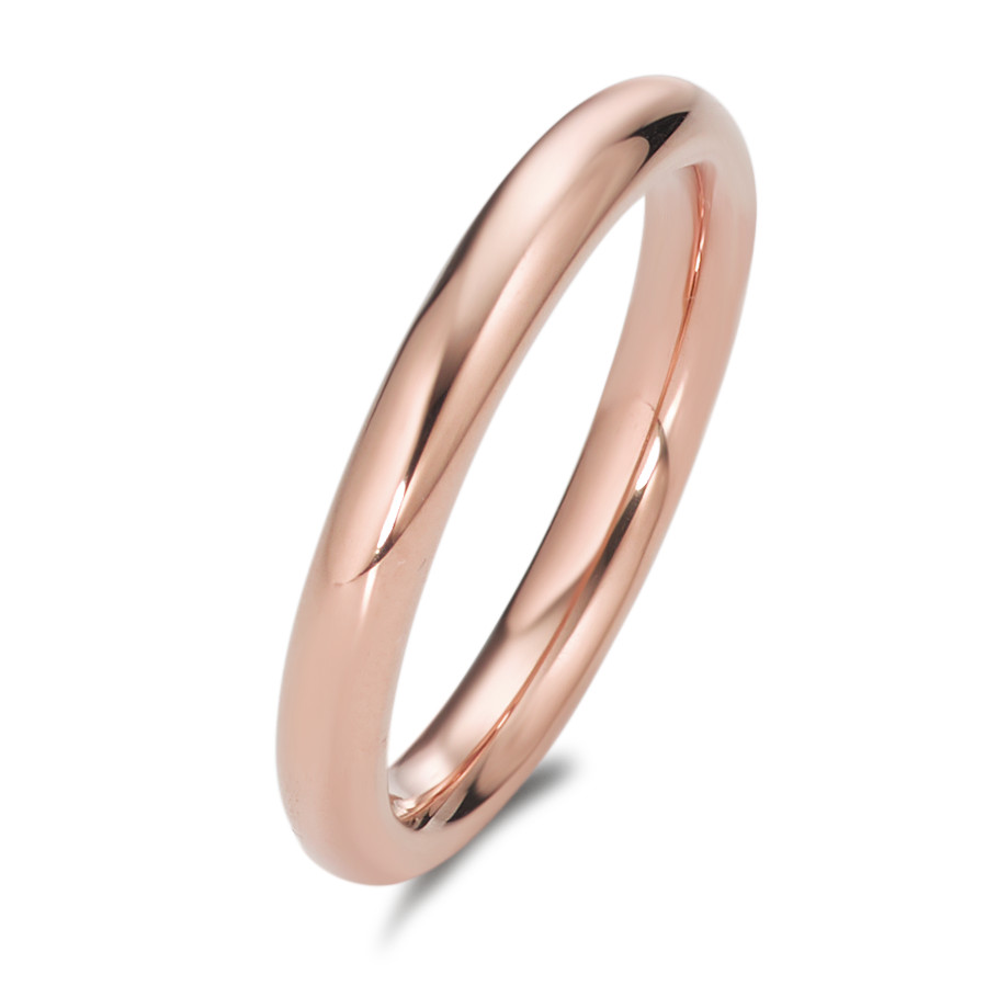 Bague à superposer Acier inoxydable rosé PVD-580620