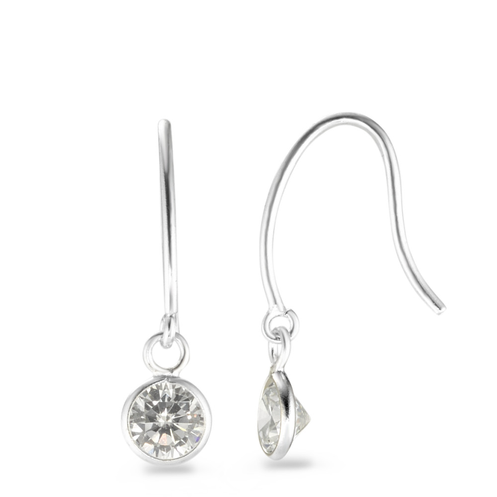 Ohrhänger Silber Zirkonia weiss-581163