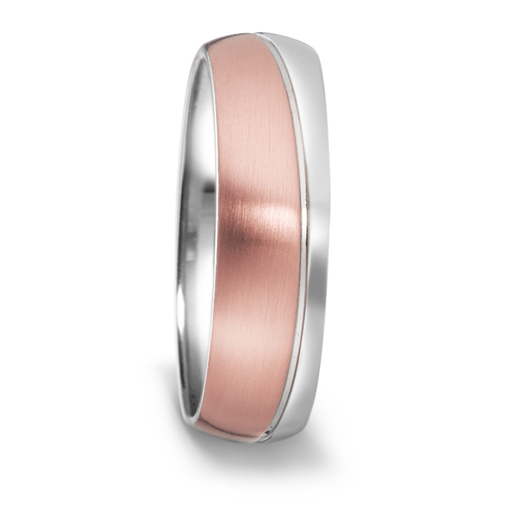 Bague Acier inoxydable rosé PVD-581319