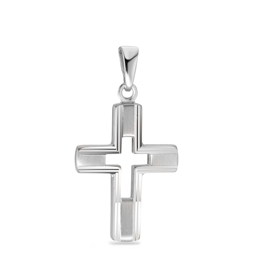 Pendentif Argent Rhodié Croix-582243