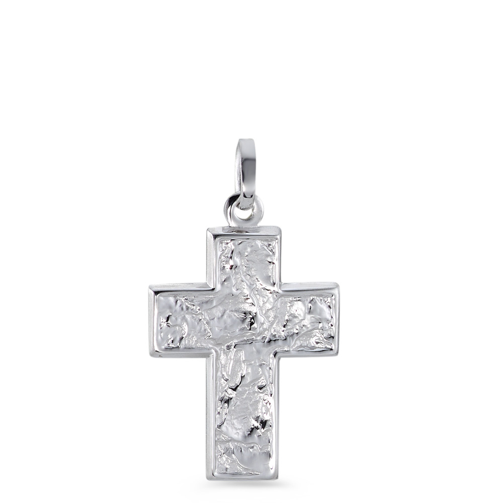 Pendentif Argent Rhodié Croix-582246