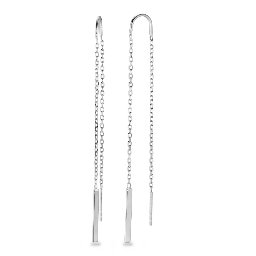 Boucles d'oreilles pendantes Argent Rhodié-584730